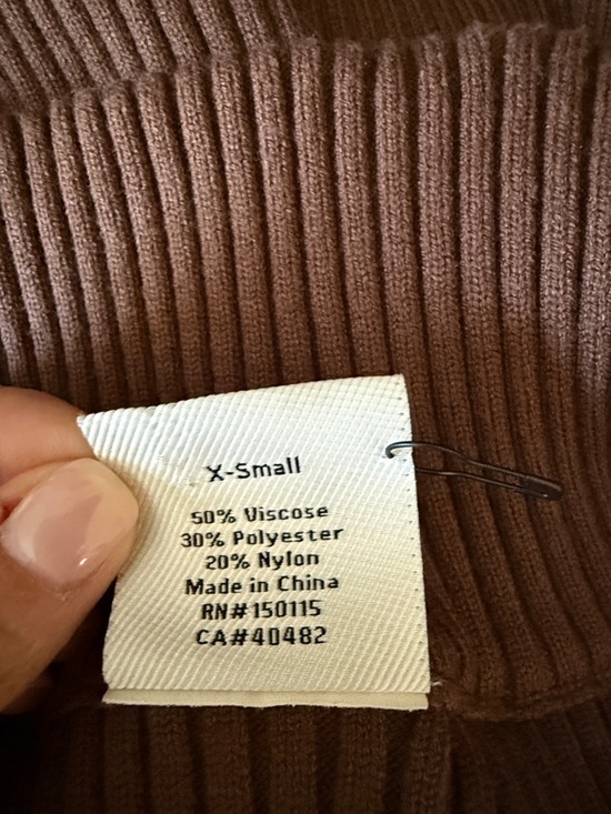 Varley Janie Half Zip Knit Sweater (Chestnut) - Picture 3 of 7